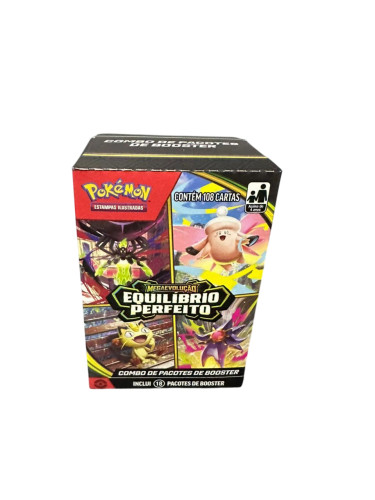 Combo de Booster Pokemon Equilibrio Perfeito 108 Cartas   # - Produto Original