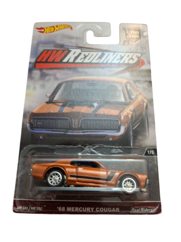 Hot Wheels Hw Redlines 68 Mercury Cougar- -