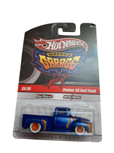 Hot Wheels Real Riders Waynes Garage Custom 56 Ford Truck- -