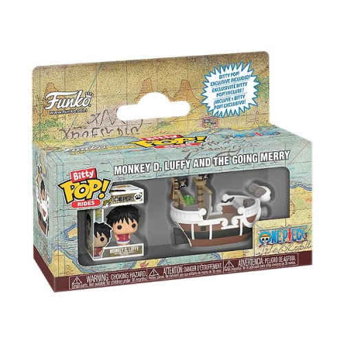 Funko Bitty One Piece Rides Monkey D. Luffy And Going Merry- -