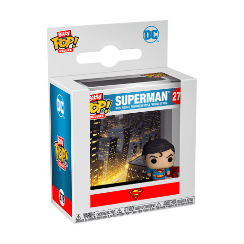 Funko Pop Bitty Deluxe Superman Cityscape 278- -