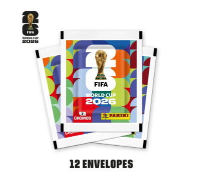 Copa Do Mundo 2026 Figurinhas Kit 12 Envelopes Fifa World- -