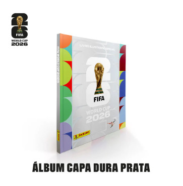 Copa Do Mundo 2026 Álbum Capa Dura Prata Fifa World Cup- -