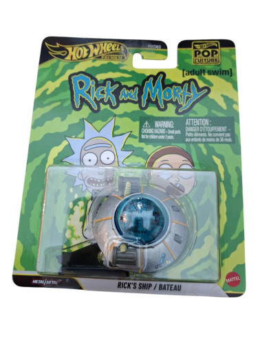 Hot Wheels Premium Rick And Morty Ricks Ship Bateau- -