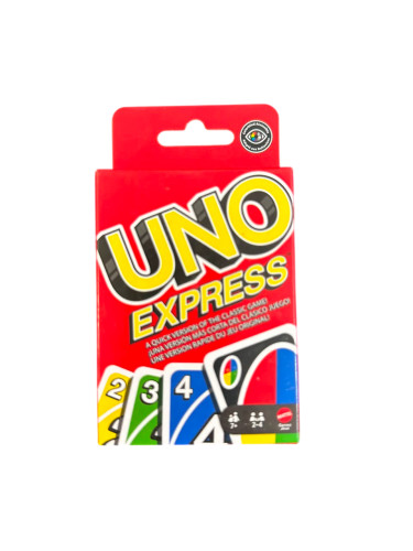 Jogo de Cartas Uno Express Mattel- -