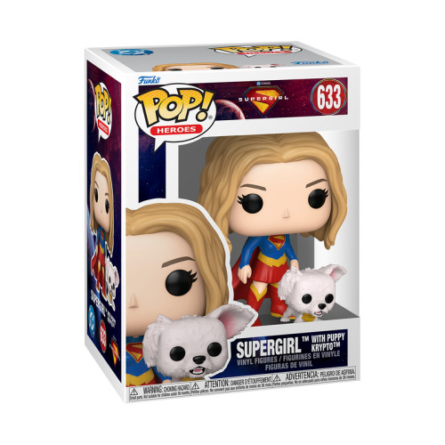 Funko Pop Dc Comics Supergirl E Kripto 633   # - Produto Original
