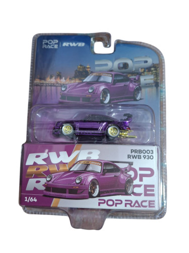 Pop Race 1/64 RWB 930 Metallic Purple Vancouver Motorsports- -