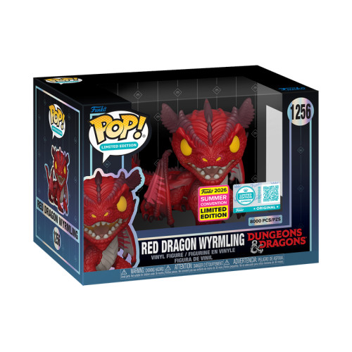 Funko Pop Dugeons & Dragons Red Dragon Wyrmling 1256   # - Produto Original