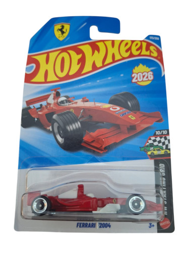 Hot Wheels Mainline Ferrari F2004 Jjh51   # - Produto Original