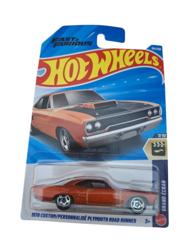 Hot Wheels Mainline 1970 Custom Plymouth Fast & Furious   # - Produto Original