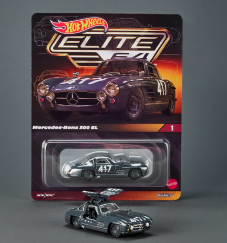 Hot Wheels Elite 64 Mercedes-Benz 300 Sl- -