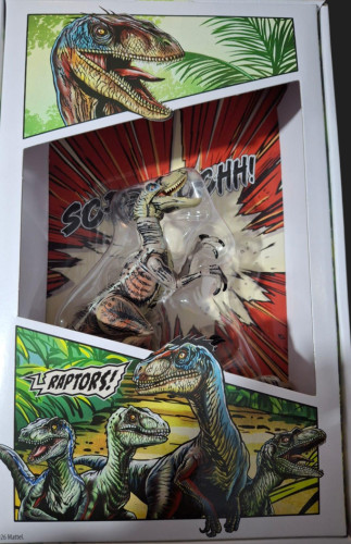 Jurassic World Hammond 25th Comic Style Velociraptor- -