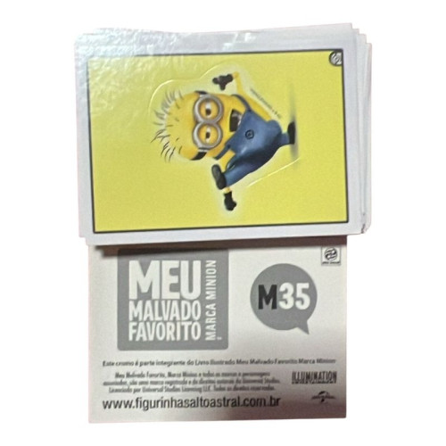 50 figurinhas album minions meu malvado favorito editora alto astral Meu Malvado Favorito # - Produto Original