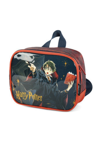 Lancheira Térmica Escolar Harry Potter Preta Luxcel- -