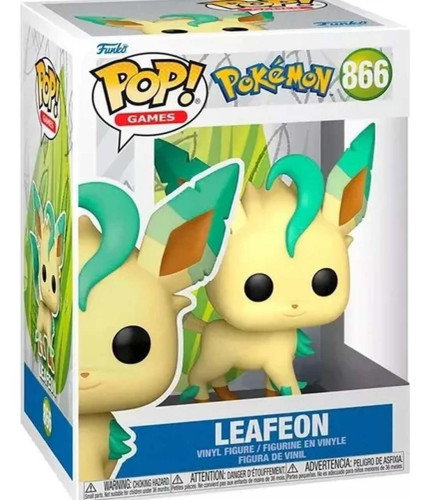 Funko Pop! Games Pokemon Leafeon 866- -