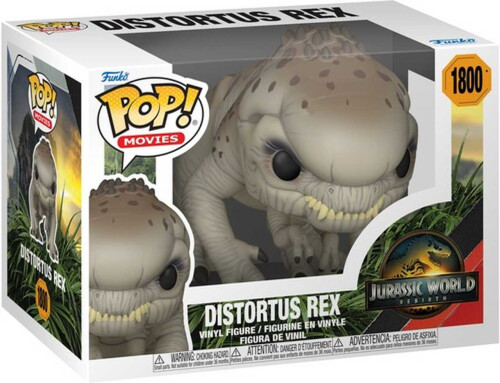 Funko POP! Movies Jurassic Park Rebirth Distortus Rex 1800- -