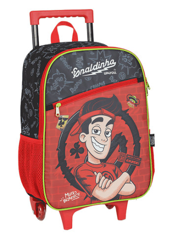 Mochila de Rodinhas Enaldinho Vermelha Luxcel- -