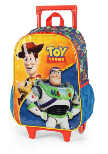 Mochila de Rodinhas Toy Story Laranja Luxcel- -
