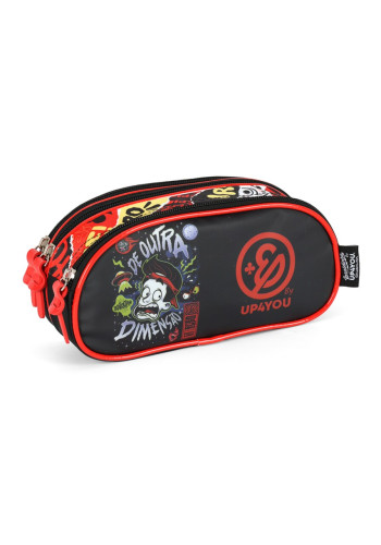 Estojo 3 Divisórias Enaldinho Sinistro Luxcel   # - Produto Original