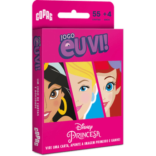 Jogo De Cartas Eu Vi! Princesas Disney Copag 34068- -