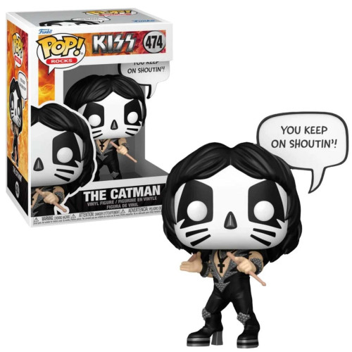 Funko Pop! Rocks Kiss The Catman 474   # - Produto Original