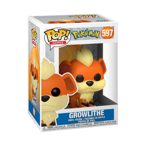 Funko Pop! Games Pokemon Growlithe 597   # - Produto Original