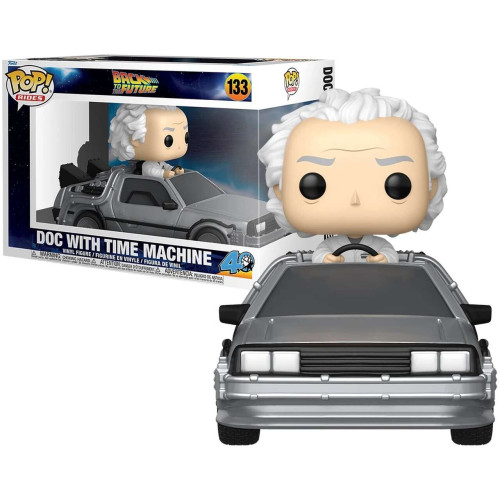 Funko Pop! Rides Back to the Future Doc with the Machine 133   # - Produto Original