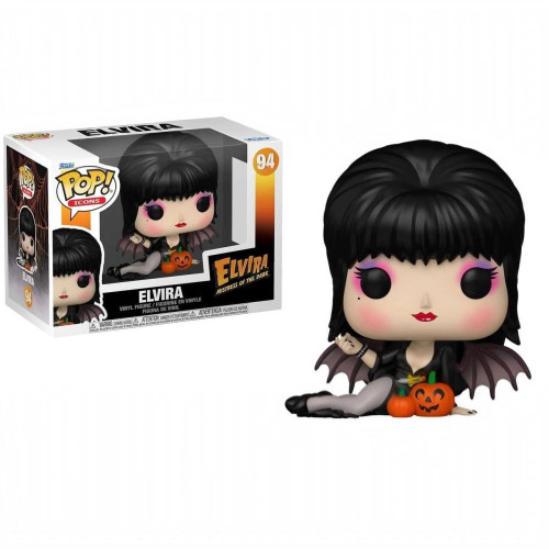 Funko Pop! Icons Elvira Mistress of the Dark Elvira 94   # - Produto Original