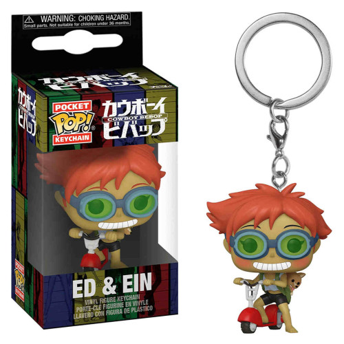 Funko Pop! Chaveiro Keychain Cowboy Bebop Ed & Ein   # - Produto Original