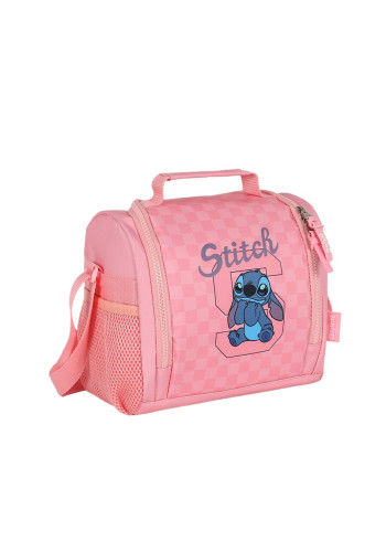 Lacheira Quadriculada Stitch Rosa Luxcel   # - Produto Original