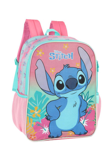 Mochila De Costas Stitch Rosa Luxcel   # - Produto Original