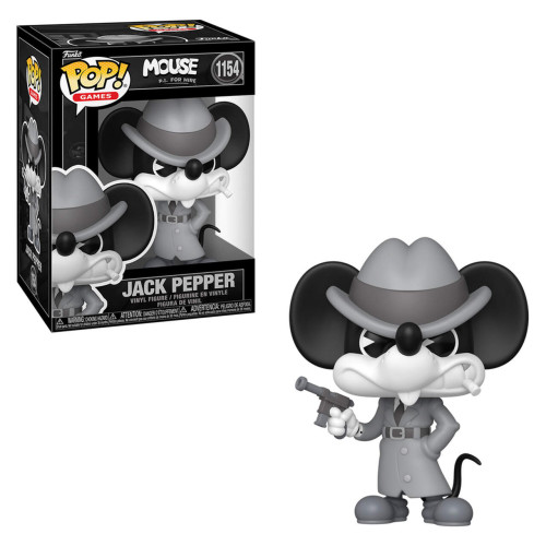 Funko Pop! Games Mouse PI For Hire Jack Pepper 1154   # - Produto Original