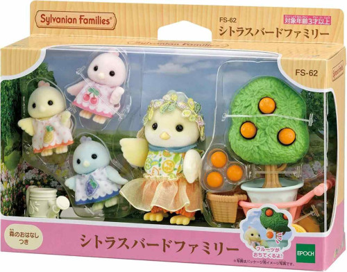 Conjunto e Cenário Sylvanian Families Familia dos Passaros Criticos   # - Produto Original