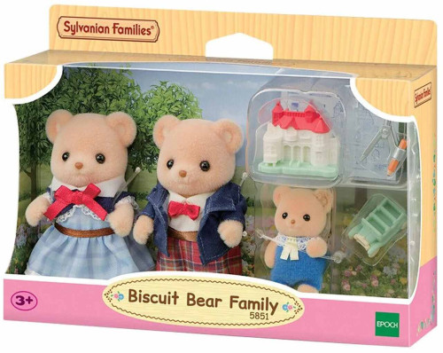 Conjunto e Cenário Sylvanian Families Familia dos Ursos Biscoito   # - Produto Original