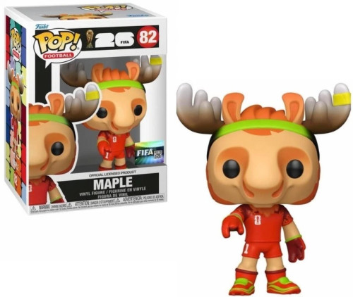 Funko Pop! Football Copa do Mundo Fifa 2026 Mascote Maple 85- -