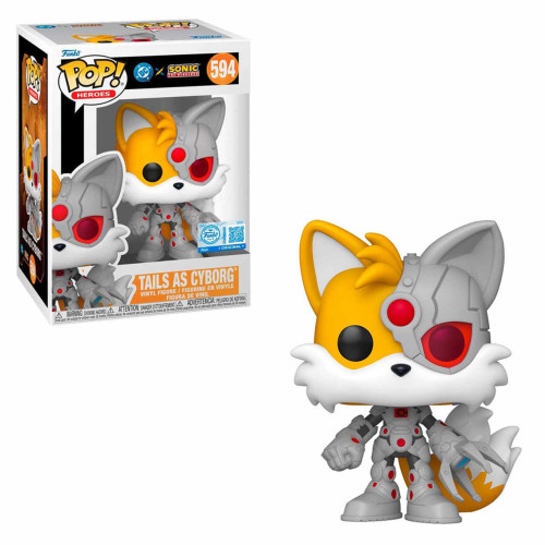 Funko Pop! Games Sonic The Hedgehog Tails As Cyborg 594   # - Produto Original