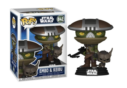 Funko Pop! Star Wars Embo e Keibu 842   # - Produto Original
