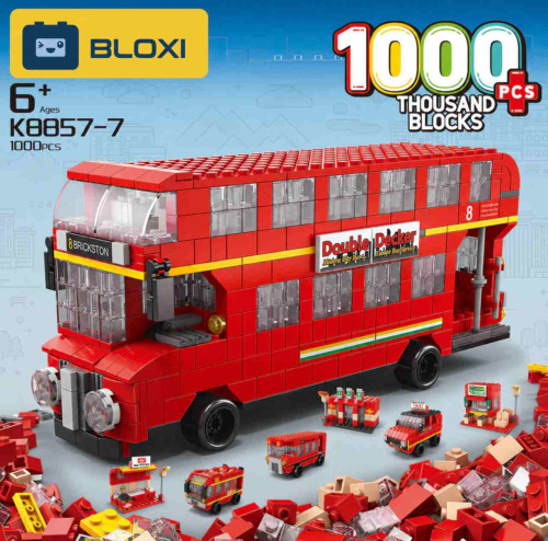 Bloco de Montar Transporte Urbano (6 em 1) (Bloxi)   # - Produto Original