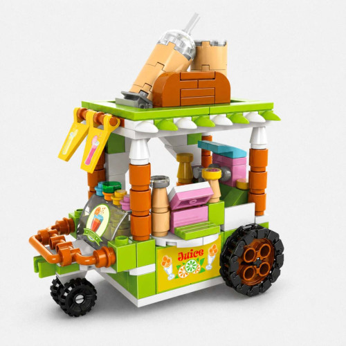Bloco de Montar Carrinho De Lanche De Sucos (BLOXI)   # - Produto Original
