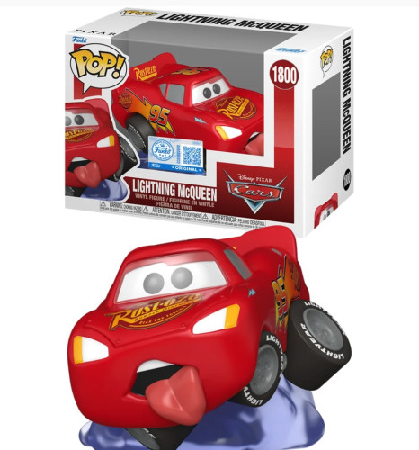 Funko Pop! Disney Carros Lightning McQueen 1800- -