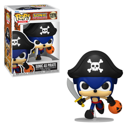 Funko Pop! Games Sonic The Hedgehog Sonic As Pirate 1278- -