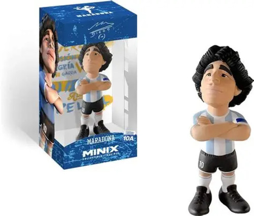 Boneco Minix Football Legendas Argentina Maradona 10 A- -