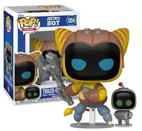 Funko Pop! Games Astro Bot Tooled Up Mechanic 1304   # - Produto Original