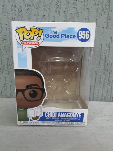 Caixa Funko Pop Original (com Blister) Chidi Anagonye-The Good Place-956