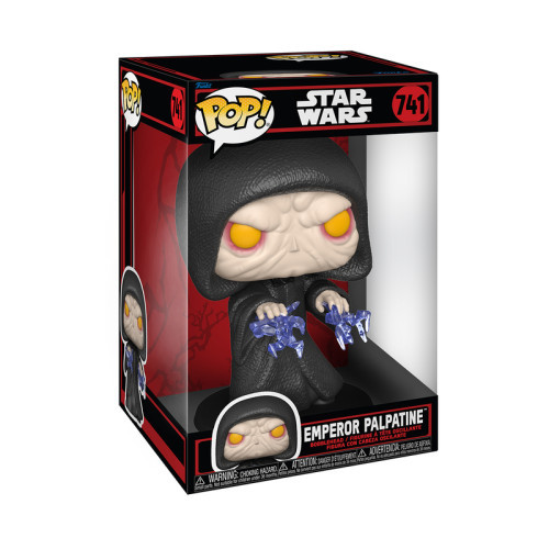 Funko Pop Emperor Palpatine 10 Polegadas (avaria No Blister) Star Wars #741 - Produto Original