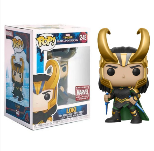 Funko Pop Loki - Marvel Collector Corps Exclusive (detalhes Na Caixa)-Marvel Thor Ragnarok-248