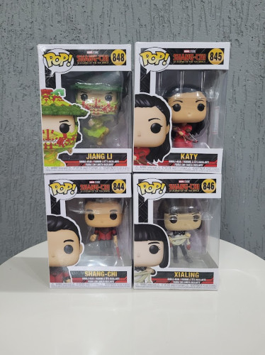 Lote Funko Pop - Shang Chi, Katy, Xialing E Jiang Li-Shang-Chi And The Legend Of The Ten Rings-1