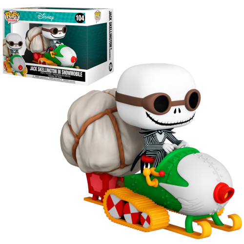 Funko Pop Jack Skellington In Snowmobile Disney #104 - Produto Original
