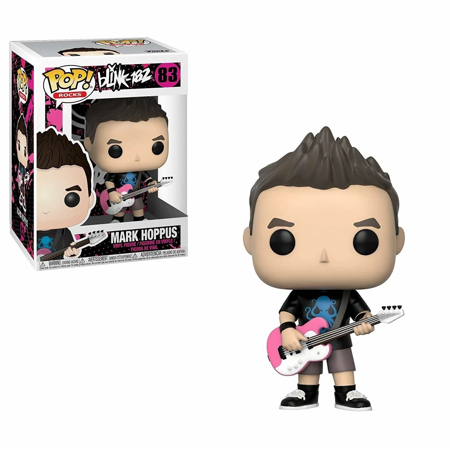 Funko Pop Mark Hoppus (etiqueta Na Caixa) Blink-182 #83 - Produto Original