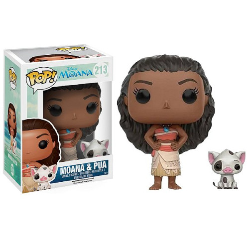 Funko Pop Moana & Pua (detalhes Na Caixa) Moana #213 - Produto Original